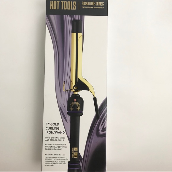 hot tools signature series gold curling iron